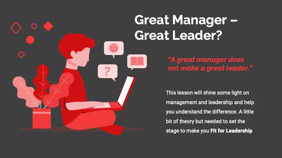 Great Manager – Great LEader