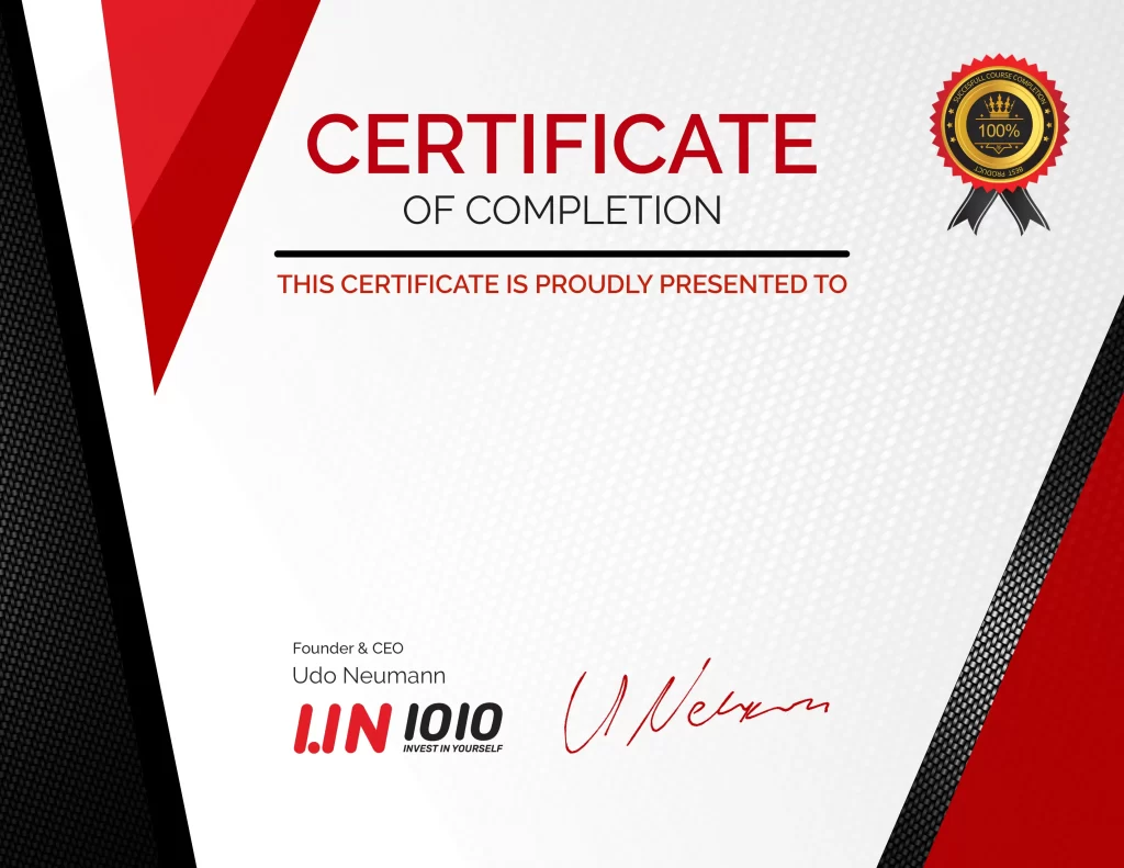 Certificate UN1010